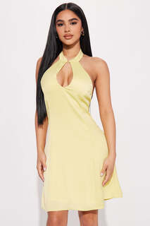 Мини платье Fashion Nova 326933SK, желтый