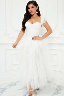 Платье Fashion Nova BD3080, белый