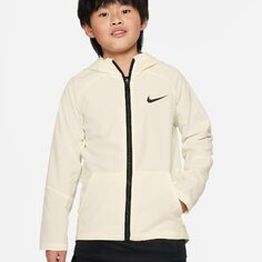 Куртка Nike Dry Fit Junior (Boy) Training Woven, светло-бежевый/черный