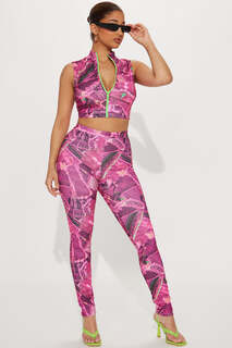 Леггинсы Fashion Nova YAP1657N, розовый