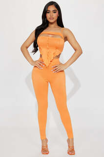 Леггинсы Fashion Nova TP4876, оранжевый