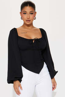 Блузка Fashion Nova C3571TFN, черный