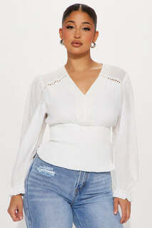 Блузка Fashion Nova T1674A603, белый