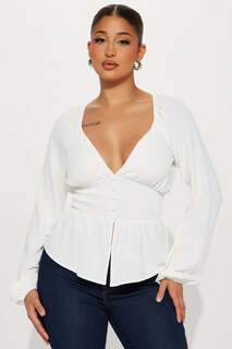 Блузка Fashion Nova MN9959, белый