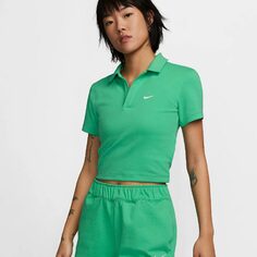 Топ Nike Sportswear Essential Women&apos;s Short-sleeve, зеленый