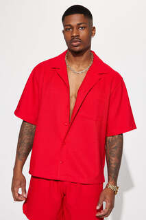 Рубашка Fashion Nova NSKT4509, красный