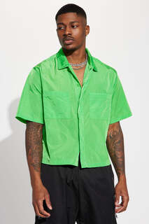 Рубашка Fashion Nova NSWT4561, зеленый