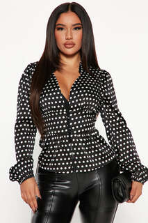 Блузка Fashion Nova MN9127, черный