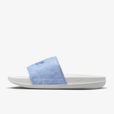 Сланцы Nike Wmns Offcourt Slide &apos;Tropical Leaf Print&apos;, белый/синий