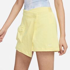Юбка-шорты Nike Sportswear Tech Pack Women&apos;s Mid-Rise, светло-желтый