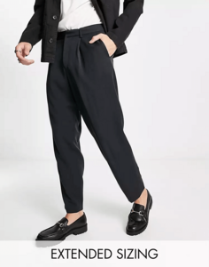 Зауженные брюки свободного кроя Asos Design, черный