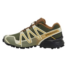 Кроссовки Salomon Speedcross 3, оливковый/коричневый/желтый