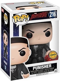 Виниловая фигурка Funko Pop! Marvel: Netflix Daredevil - Punisher Chase Variant Limited Edition (с защитным чехлом)