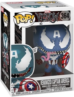 Фигурка Funko POP! Marvel: Venom - Venom Captain America, мультиколор
