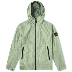 Куртка с капюшоном из мятого репса Stone Island