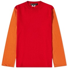 Джемпер Comme des Garçons Homme Plus Contrast Sleeves Crew Knit