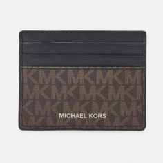 Визитница Michael Kors Tall Card Case Unisex, коричневый