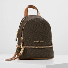 Рюкзак MICHAEL Michael Kors Rhea Zip Xs Backpack, коричневый