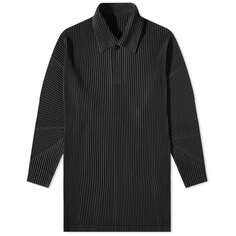 Футболка Homme Plissé Issey Miyake Pleated Long Sleeve Polo