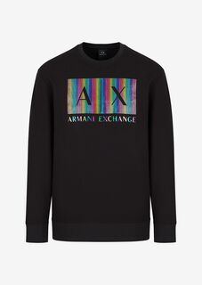 Толстовка без капюшона Armani Exchange, черный