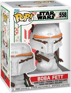 Фигурка Funko Pop! Star Wars: Holiday - Snowman Boba Fett