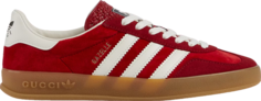 Лимитированные кроссовки Adidas Adidas x Gucci Wmns Gazelle &apos;Red Velvet&apos;, красный