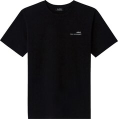 Футболка A.P.C. Item T-Shirt &apos;Black&apos;, черный