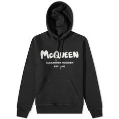 Толстовка Alexander McQueen Grafitti Logo Popover Hoody