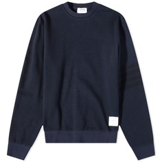 Толстовка Thom Browne Engineered Stripe Crew Sweat