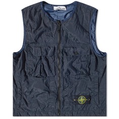 Жилет Stone Island Nylon Metal, темно-синий