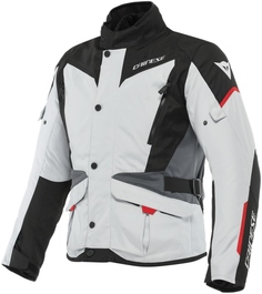 Dainese Tempest 3 D-Dry Мотоцикл Текстильная куртка, светло-серый/черный/красный