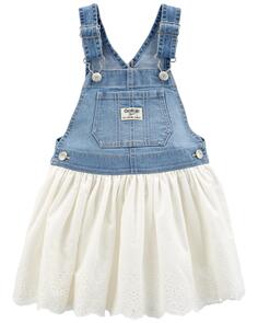 Детское джинсовое платье-джемпер с люверсами Carter&apos;s Carters