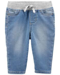 Детские вязаные джинсы из денима Carter&apos;s, синий Carters