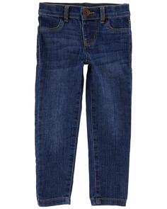 Синие выстиранные джинсы скинни для малышей цвета морской волны Carter&apos;s Carters