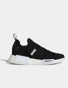 Черно-белые кроссовки adidas Originals NMD R1