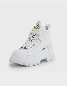 Белые массивные ботинки Buffalo Aspha