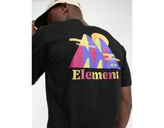 Черная футболка с принтом Element Back Hills