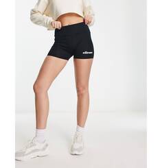 Черные шорты с завышенной талией ellesse Sicilo