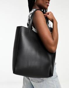 Гламурная сумка-тоут черного цвета Glamorous