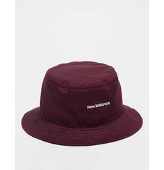 Бордовая шляпа-ведро New Balance legends