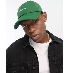 Зеленая кепка с линейным логотипом New Balance