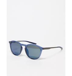 Темно-синие и серебристые солнцезащитные очки Nike Neo mystic