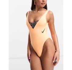 Оранжевый слитный купальник Nike Swim Icon Sneakerkini Nike Swimming