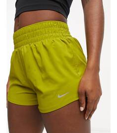 Зеленые шорты с высокой посадкой Nike Training One