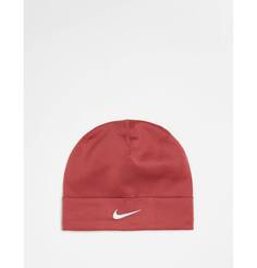 Красная шапка унисекс с манжетами Nike Training