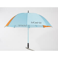 Телескопический зонт с древком JuCad, апельсин/апельсин/апельсин