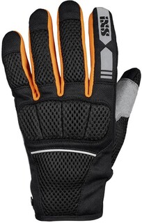 Перчатки IXS Urban Samur-Air 1.0 для мотоцикла, черно-серо-оранжевые