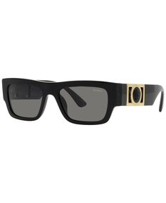 Мужские поляризованные солнцезащитные очки, ve4416u 53 Versace, черный