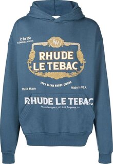 Худи Rhude Le Tebac Hoodie &apos;Slate&apos;, серый