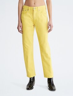 Оригинальные прямые джинсы Calvin Klein, зеленый